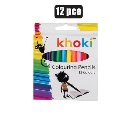 Art+craft pencil crayons short 12pce
