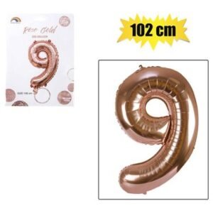 Balloon helium foil rose g 9 102cm f-04