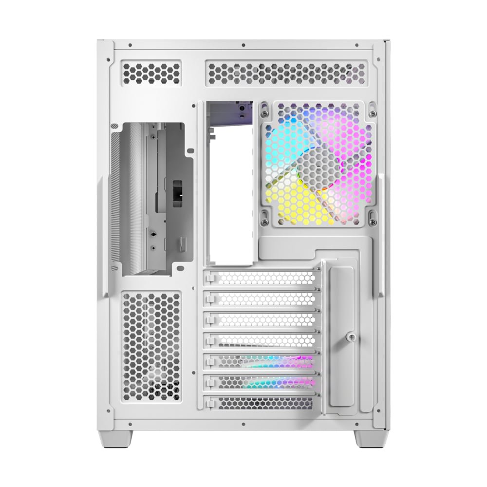 Antec C5 ARGB ATX DUAL Mid Tower Gaming Chassis – White - Image 2