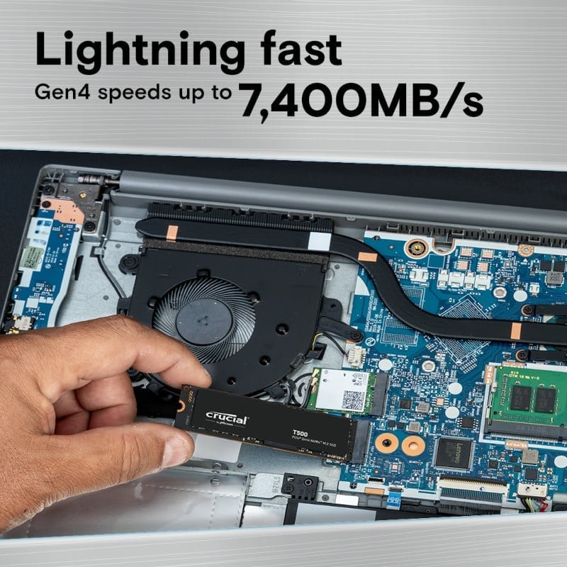 Crucial T500 4TB M.2 NVMe Gen4 NAND SSD - Image 3