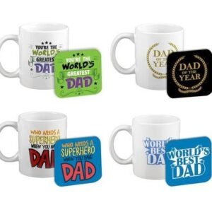 Mug occasions dad 2pce mug+coaster