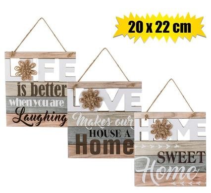 Plaque mdf cut out 20x22cm