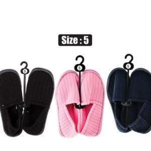 Slipper w/binding & tpr-sole size 5