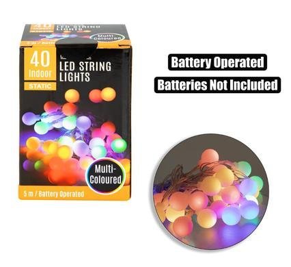 Light fairy led-40xmulti color 5m b/o