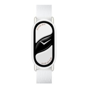 Xiaomi Smart Band 10 Magnetic Kona Leather Strap - Glacier White